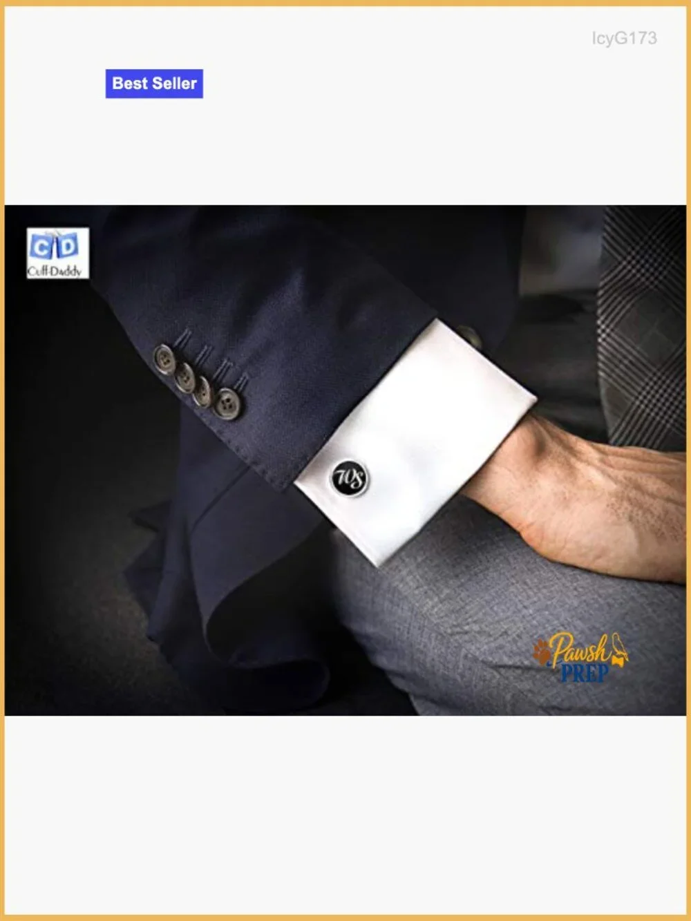 Gold Chinese Dragon Cufflinks with Presentation Box for Men